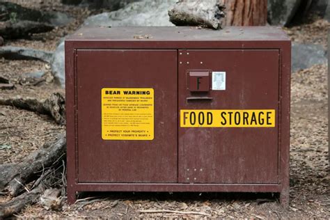 bear metal box|bear proof boxes for campgrounds.